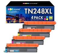 GPC Image TN248XL TN248 HL-L3240CDW MFC-L3760CDW avec Puce Toner Compatible pour Brother TN-248XL TN-248 TN-248BK TN-248CMYK TN-248VAL pour Brother HL-L8240CDW MFC-L8390CDW DCP-L3520CDWE, 4 Pack