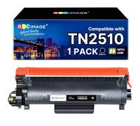 GPC Image TN2510 TN-2510 Cartouche de Toner Compatible pour Brother TN2510 TN-2510 pour MFC-L2800DW DCP-L2660DW HL-L2400DWE L2445DW L2447DW MFC-L2835DW L2860DW L2827DW DCP-L2620DW 65DW (1 Noir)