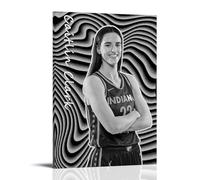 GPCLJW Caitlin Clark Art mural moderne imperméable pour salon, chambre à coucher, bureau à domicile, salon, 40 x 60 cm, style cadre