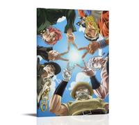 GPCLJW JoJo's Bizarre Adventure Art mural moderne imperméable pour salon, chambre à coucher, bureau à domicile, salon, 50 x 75 cm, style cadre