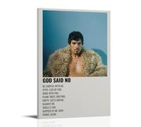 GPCLJW Omar Apollo God Said No Art Poster mural moderne imperméable pour salon, chambre à coucher, bureau à domicile, salon, 20 x 30 cm, style cadre