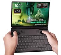 GPD Win Max 2 2025 PC de Jeu Portable avec AMD Ryzen AI 9 HX 370, Radeon 890M GPU, 32GB de RAM, SSD 2TB, OcuLink, écran IPS 10,1", Commandes de Jeu, Clavier et pavé Tactile.