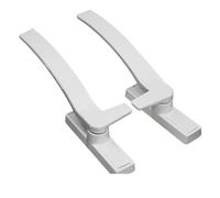 GPDNBIEU, 1 poignée de porte/fenêtre rechange blanche en alliage zinc, for gauche/droite(Right)