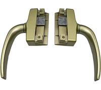 GPDNBIEU, 2 poignées de boîte vitesses gauche et droite, loquets vitre extérieure, accessoires fenêtre, serrures porte(Gold)