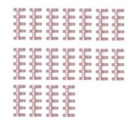 GPDNBIEU, 20 pièces anneaux de reliure Clips, bricolage feuilles mobiles livre papier, carnet journal classeurs for l'école, le bureau, la maison