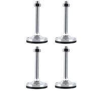 GPDNBIEU, 4 pièces, Pieds de nivellement Robustes, Taille Filetage M16 * 150 mm, diamètre Base 2, Pouces, Patins antidérapants