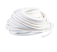 GPDNBIEU, Bande d'éponge carrée de ruban mousse silicone 1 mètre, for portes et fenêtres d'étanchéité barre joint fenêtre porte en caoutchouc blanc(15x20mm)