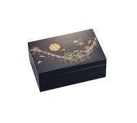 GPDNBIEU, Boîte à Bijoux Boîtes à Bijoux à Motif de Lapin de Fleur, étui de Rangement de Bijoux avec Miroir intégré, étui à Bijoux for Colliers Boucles d'oreilles Bracelets Bagues Femmes Filles