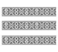 GPDNBIEU, Bordure de papier peint autocollante de 6,1 m, décoration murale, panneaux muraux à décoller et à coller, bordure de plafond, cadre de porte, ligne de taille, décoration intérieure(Grijs)