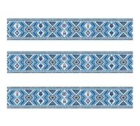 GPDNBIEU, Bordure de papier peint autocollante de 6,1 m, décoration murale, panneaux muraux à décoller et à coller, bordure de plafond, cadre de porte, ligne de taille, décoration intérieure(Azul)