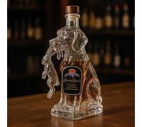 GPDNBIEU, Bouteille de whisky 300 ml en forme chiot amusant, carafe à verre d'animal, objets collection, cadeaux, statue d'art, sculpture(J)