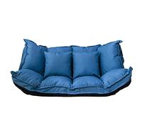 GPDNBIEU, Canapé Paresseux réglable, canapé-lit au Sol à 42 Positions, Matelas de 160x112cm for Salon et Chambre Coucher(Blue)