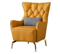 GPDNBIEU, Canapé Simple, canapé Paresseux de Luxe léger Nordique, adapté à la Chaise Loisirs du Balcon Salon, Chambre Coucher et(Yellow)