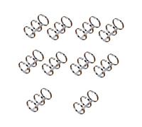 GPDNBIEU, Classeurs à feuilles mobiles 3 anneaux, de livre for carnet notes, journal intime, Album Photo, reliure, for l'école domicile, 10 pièces