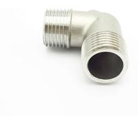 GPDNBIEU, Connecteur coudé, Filetage mâle 1/4" 3/8" 1/2" 3/4" 1", coupleur Adaptateur 90 degrés/1"(1-1/2")