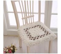 GPDNBIEU, Coussin de Chaise Cuisine avec Plusieurs Couleurs, Coussins 100% Coton Sangles, siège durables et Confortables for chaises Salle à Manger, 43 x 45 cm(Ben Bairome Impression)