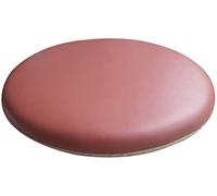 GPDNBIEU, Coussins de Chaise Ronds en Cuir, Coussin siège Rond Mousse à mémoire Forme, Coussins Amovibles avec Fermeture éclair cachée(Rubber Red,33cm)