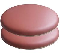 GPDNBIEU, Coussins de Chaise Ronds en Cuir, Coussin siège Rond Mousse à mémoire Forme, Coussins Amovibles avec Fermeture éclair cachée(Rubber Red,38cm)