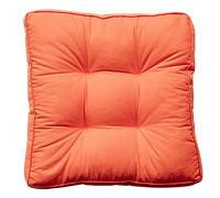 GPDNBIEU, Coussins de Chaise Salle à Manger, Coussin siège carré épais et Doux, Tissu en Toile Coton, d'intérieur d'extérieur for Bureau, Cuisine, Voiture Sol(Bright Orange,40x40cm)