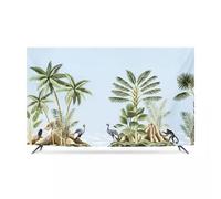 GPDNBIEU, Couverture de 32 à 80 Pouces, Tissu Universel Motif Jungle for téléviseurs LCD/LED, décoratif résistant aux Rayures(Tree3,58-60inch)