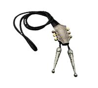 GPDNBIEU, Cravates - Musique élégante Guitare Bola Cravate Rétro Tendance Shoestring Cravate, Hip Hop Mode Costume Chemise Accessoires