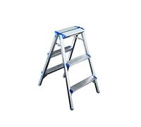 GPDNBIEU, Escabeau Tabouret à Deux marches, échelle métallique extérieure Trois ou Quatre, Double Face for Bureau et Usine Supe(47x62x79cm)