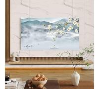 GPDNBIEU, for LCD LED Moderne élastique Mural Ordinateur Affichage Couverture de Protection Chambre Salon décoration(Flower,58-60"(140X85cm))