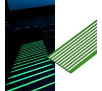 GPDNBIEU, Glow Protecteurs de Bord Marche d'escalier Nez Bordure Escaliers Autocollants Garniture Couvre-marches for escaliers intérieurs et extérieurs(Green 10cm,L 10m)