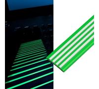 GPDNBIEU, Glow Protecteurs de Bord Marche d'escalier Nez Bordure Escaliers Autocollants Garniture Couvre-marches for escaliers intérieurs et extérieurs(Green 5cm,L 9m)