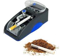 GPDNBIEU, Injecteur de Tabac à Rouler Portable, Machine à Rouler Les Cigarettes électrique, Machine à Cigarettes Automatique avec Entonnoir Transparent, Rouge(Blue)