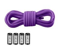 GPDNBIEU Lacets, Bande élastique en Cuir for Hommes, for Chaussures, décontractées, Corde à Lacet Ronde(Purple)