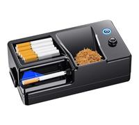 GPDNBIEU, Machine à Rouler Les Cigarettes électrique Automatique 6,5/8 mm, Rechargeable, injecteur de Tabac Portable(Black)