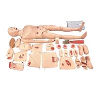 GPDNBIEU, Mannequin multifonctionnel de soins traumatologie premiers secours avec module for la formation médicale infirmière, homme
