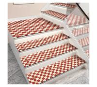 GPDNBIEU, Marches d'escalier 10 pièces, Tapis de Marche en Moquette, Protecteur Silencieux, Sol Cuir et Caoutchouc antidérapant for la Maison(26 * 80cm)