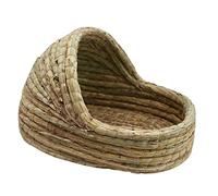 GPDNBIEU, Nid de Lapin, Cage à créatures, Hamster, Cochon d'Inde, Maison for Animaux Compagnie, Grotte, hérisson, literie, lit, d'herbe, Rabbin(A,35X25X23CM)