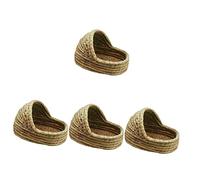 GPDNBIEU, Nid de Lapin, Cage à créatures, Hamster, Cochon d'Inde, Maison for Animaux Compagnie, Grotte, hérisson, literie, lit, d'herbe, Rabbin(Ax4pcs,20X15cm)