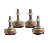GPDNBIEU, Pieds de nivellement, 4 Pieds articulés, diamètre Base 43 mm. réglables for Meubles, Supports à tuyaux, Cuisines, garages, ateliers(M10x60mm)