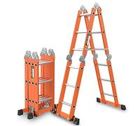 GPDNBIEU, Pliable et Extensible avec Barre stabilisatrice; Construction légère en Aluminium for Une Utilisation sûre et Facile - Idéal for diverses Applications.(5.0mm/8.1m =Herringbone Ladder 3)