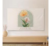 GPDNBIEU, Protecteur d'écran de Conception Artistique d'intérieur 32 à 80 Pouces, for écrans LCD/LED/Plasma, décoration Chambre Coucher/Salon(Flower3,32inch)