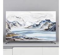 GPDNBIEU, Protecteur d'écran for téléviseurs LCD/LED/incurvés/muraux, Impression d'art européen, Tissu Ultra Doux Anti-Rayures(Mountain1,70inch)