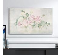 GPDNBIEU, Protecteur d'écran LCD en Tissu Doux Anti-Rayures, 32 à 80 Pouces, for téléviseurs Plats/incurvés, décoration de Salon et Chambre Coucher(Flower,75inch)