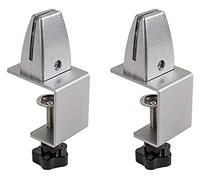 GPDNBIEU, Support de partition, 2 pièces Clip d'écran séparation déflecteur fixe fixation en verre alliage