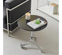 GPDNBIEU, Table Basse sur Pied d'appoint avec Plateau en Bois, Table de canapé for Chambre à Coucher et Petit Espace(/Black)