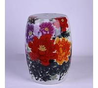 GPDNBIEU, Tabouret de Tambour en céramique, Tabouret Bas Nordique Rond, Nouveau à Langer Style Chinois for la Maison(A)