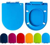 GPECTIFO 1 Anneau de siège de Toilette en Forme de U, Conception à Fermeture Douce et à dégagement Rapide, Plastique polypropylène renforcé