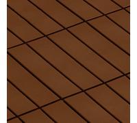 GPECTIFO 1 carrelage de Sol en Plastique Durable, Facile à Nettoyer, Peut décorer Les sols de Balcon, de Jardin, de terrasse, de Porche, de gouttière.(Brownish Red)