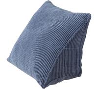 GPECTIFO Coussin de Lecture Triangulaire, Coussin de canapé-lit, de Chaise de Bureau avec Poches, Amovible et Lavable for Lire, Regarder la télévision, Jouer à des Jeux et Plus Encore.