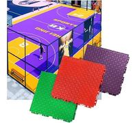 GPECTIFO Dalles de Sol modulaires emboîtables, adaptées aux garderies, Jardins d'enfants et Aires de Jeux Scolaires(Giallo)