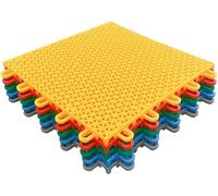 GPECTIFO Dalles de Sol modulaires emboîtables for extérieur, Tapis de Sport, Dalles de Sol industrielles et commerciales(Gray)