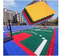 GPECTIFO Dalles de Sol modulaires emboîtables for terrains de Basket-Ball, Dalles de Sol Sportives à épisser(Giallo)